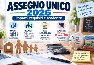 Assegno Unico 2026: importi, requisiti e scadenze Assegno Unico 2026: importi, requisiti e scadenze